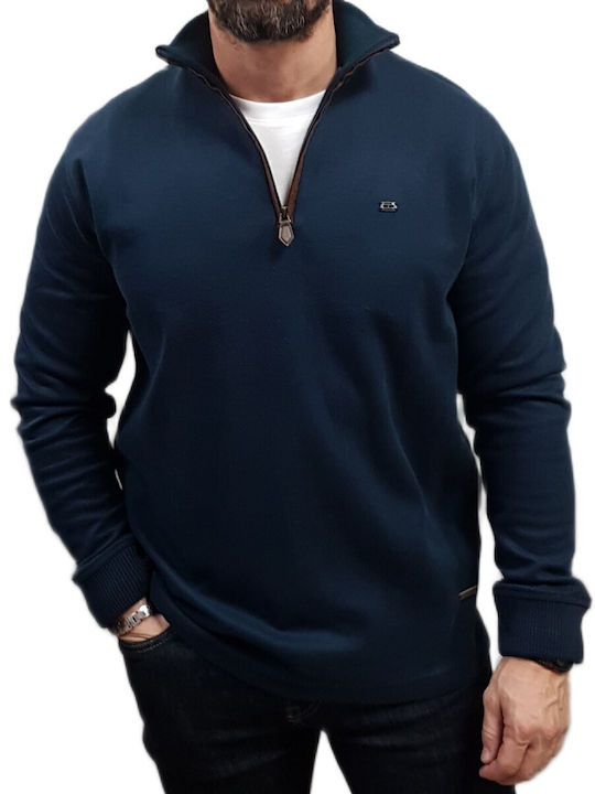 Visconti Long Sleeve Blouse Dark Navy Indigo