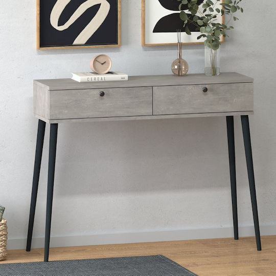 Alis Konsole Γκρι Ρετρό L110xB29xH88cm
