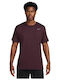 Dri-FIT Fitness Dri-Fit Athletic T-shirt Burgundy