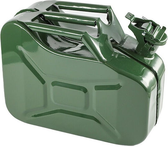 CarMotion Canistru De Combustibil Cu Două Locuri Din Plastic Cu Tub De Extensie 10lt Verde