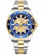 Curren Men's Watch 44mm Battery with Silver Metal Bracelet