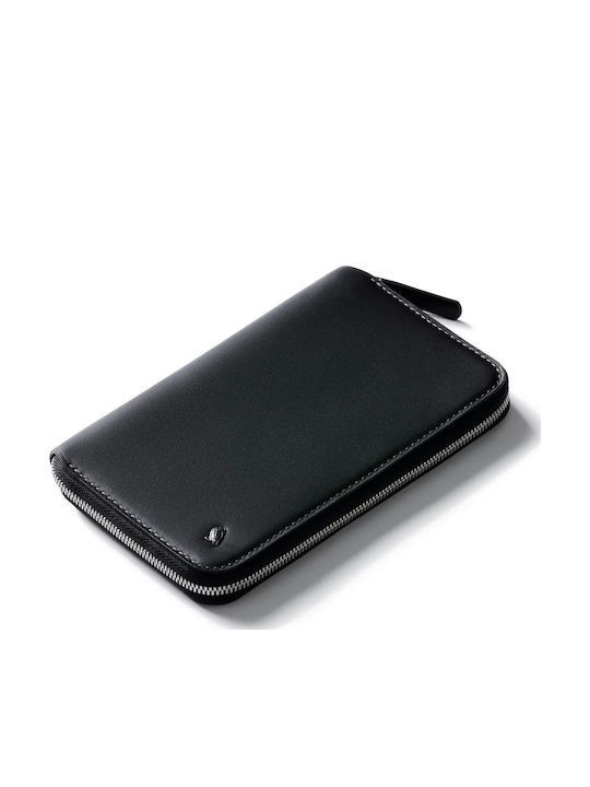 Folio Δερμάτινο Ανδρικό Πορτοφόλι Ταξιδίου με RFID Μαύρο