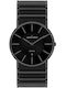 Jacques Lemans Ανδρικό Ρολόι 38mm Μπαταρίας με Μαύρο Κεραμικό Μπρασελέ