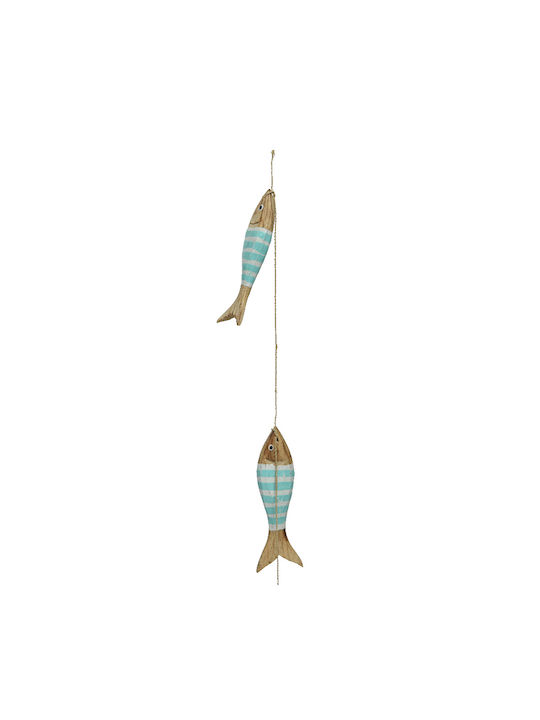 Kaemingk Decorative Handmade Wooden Garland 100x100cm Various Designs