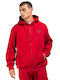 Venimo Jupiter Sweatshirt Fleece with Hood RED