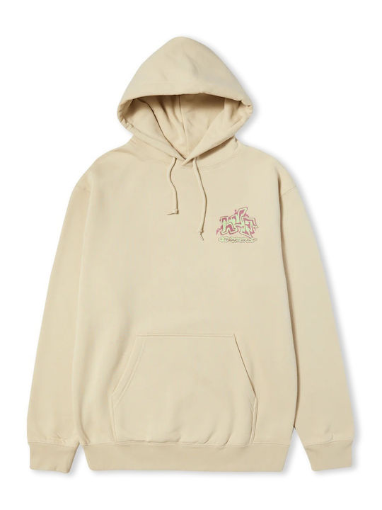 HUF Sweatshirt with Hood Stone