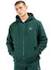 Venimo Jupiter Sweatshirt Fleece with Hood Green