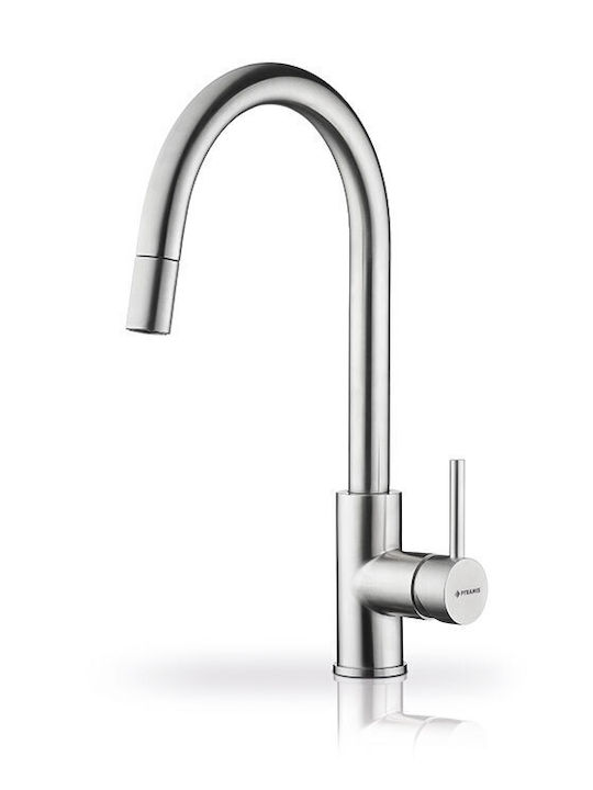 Pyramis Kitchen Faucet Counter Silver