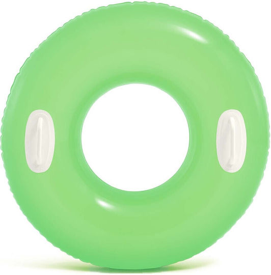 Intex Hi-Gloss Kinder-Equipment Aufblasbare Schwimmer Für Kinder mit Griffen Grüne 76cm
