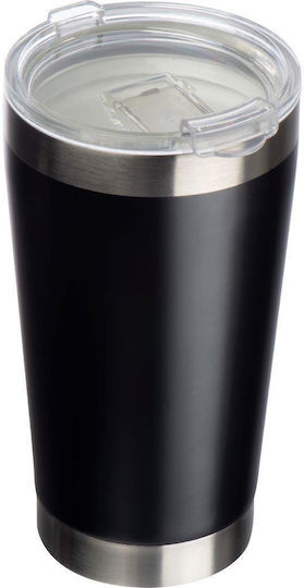 Next Μπουκάλι Θερμός Ανοξείδωτο 500ml Καφέ
