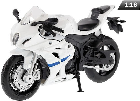 CarMotion Suzuki Gsx-r1000 Metal Modeling Figure White in Scale 1:18 100x100cm.