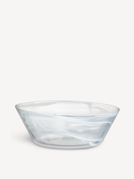 Kosta Boda Decorative Bowl White 25x9cm