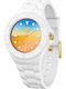 Ice Women's Watch 40mm Chronograph Battery with White Rubber Strap