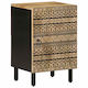 vidaXL Holz Badezimmerschrank B38xT33.5xH58cm Schwarz