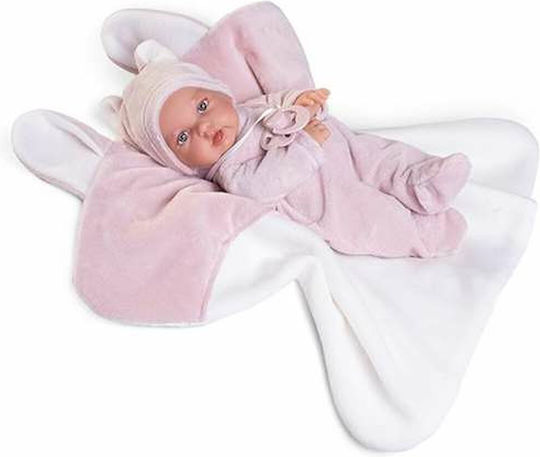 Antonio Juan Baby Doll Cuddle Toy with Comfort Blanket for 3+ Years 27 cm