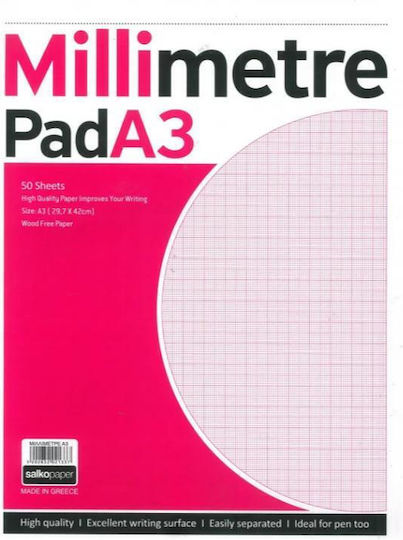 Salko Paper Notizblock A3 Quadrat