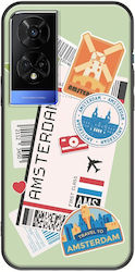 Ticket To Amsterdam Tcl 50 5g Black Tpu Μαύρη Σιλικόνη