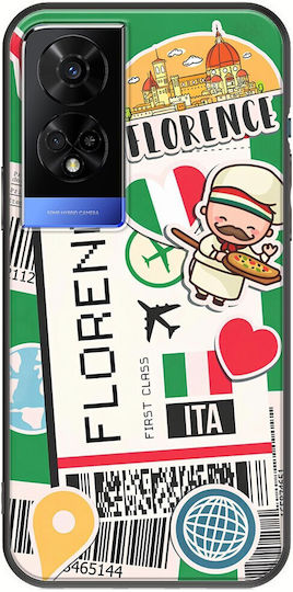 Ticket To Florence Tcl 50 5g Black TPU Black Silicone