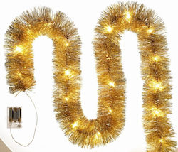 Jumi Weihnachtsgirlande Beleuchtete Goldene