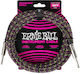 Ernie Ball Braided Cable 6.3mm male - 6.3mm mal...
