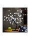Cireș Decorativ cu 36 de Lămpi LED, Înălțime 40cm, Lumină Caldă Rece Alb Multicolor