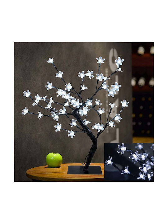 Copac cu Flori de Cireș 36 Lămpi LED 40cm Înălțime Lumină Caldă Rece Alb Multicolor
