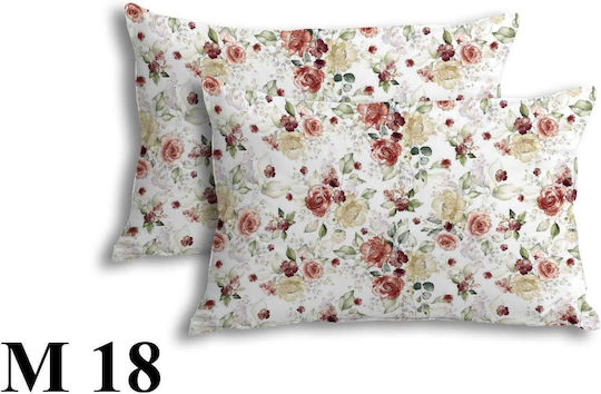 Marwa M-18 Kissenbezug-Set mit Umschlagumschlag M-18 50x70cm.