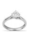 Etho Messina Ring with Diamond made of White gold 14K