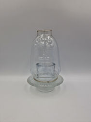 Tabletop Glass Vigil Oil Lamp Transparent Color