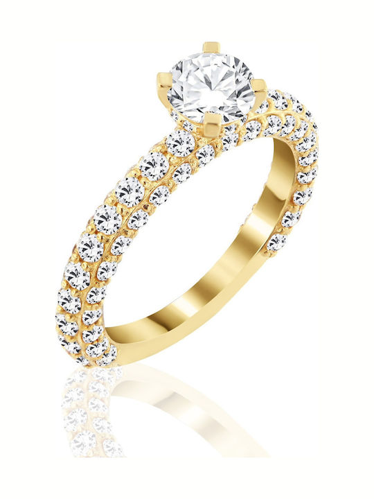 Metrongold Single Stone from Gold 14K