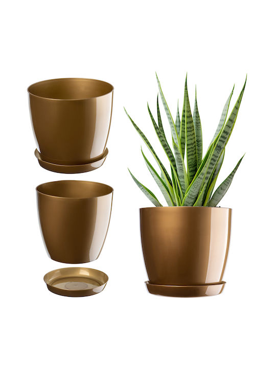 Kadax Gold Flower Pot Cover Base 20cm