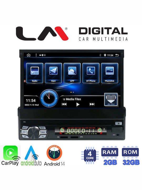 LM Digital Автомобилно Радио (1 DIN) (Bluetooth)