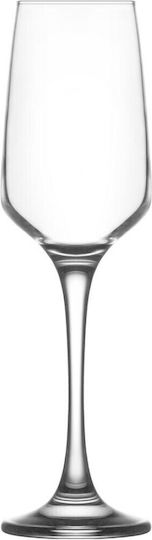 Max Home Ποτήρι Σαμπάνιας Κολωνάτο Γυάλινο 230ml