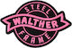 Walther Black Sewing Iron-On Patch 11x8cm