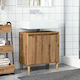 vidaXL Countertop without Sink L58xW33xH60cm Oaks