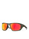 Oakley Prizm Men's Sunglasses with Gray Plastic Frame and Red Lens OO9431-04