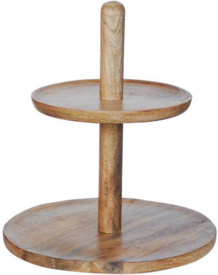 Atmosphera Wooden Serving Platter 30x30cm
