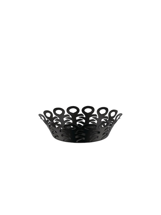 Alessi Fruit Bowl Inox Black 27x27cm