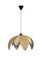 Heronia Pendant Light Brown 40x40cm