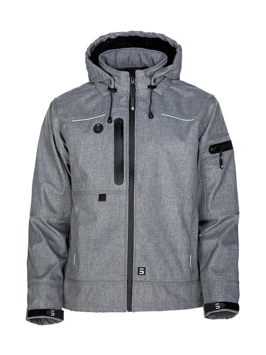 STOP Work Jacket Softshell Gray