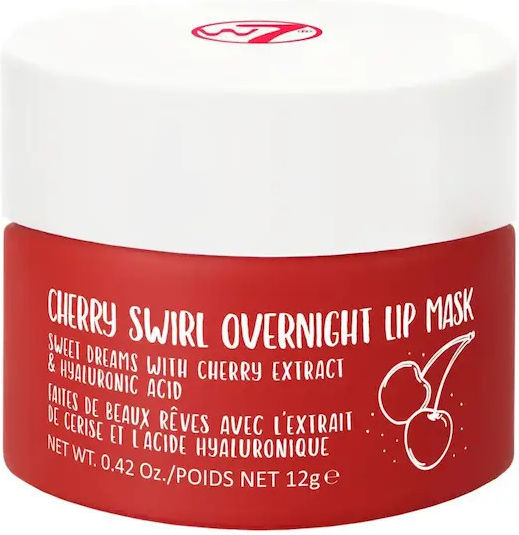 W7 Cosmetics Über Nacht Lippenmaske Kirsche Swirl 12g