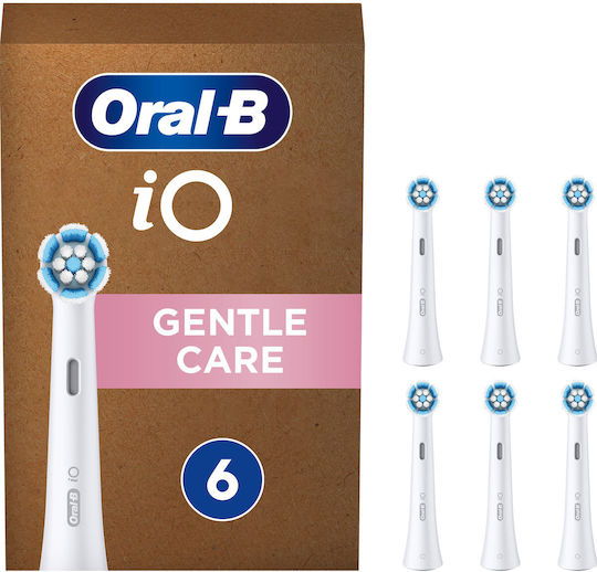 Oral-B iO Gentle Care Replacement Heads for Electric Toothbrushes 6pcs