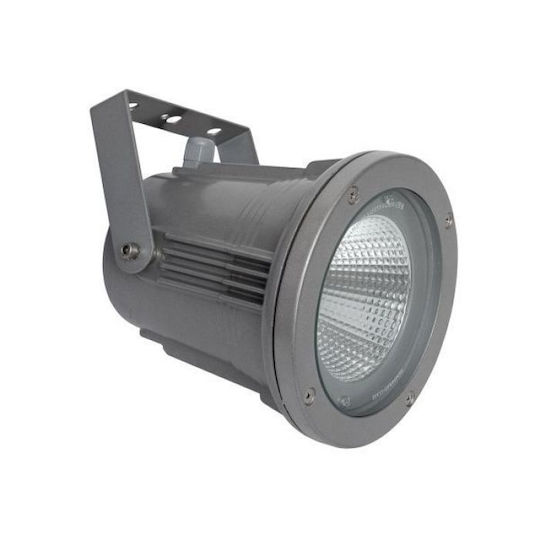 KT Lighting Επιτοίχιος Εξωτερικός Προβολέας LED 20W με Φυσικό Λευκό Φως