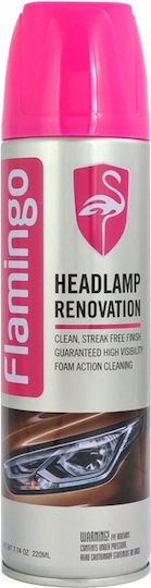 Flamingo Spray Curățare și Protecție a Farurilor Auto 220ml