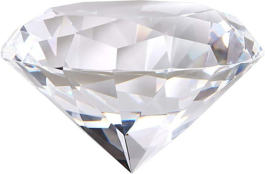 Kristall Funkelnder Diamant 100 mm Diamant Edelstein Briefbeschwerer Hochzeit Büro Wohnkultur Transparent 5281