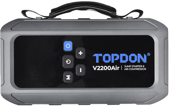 Topdon Portable Car Battery Jump Starter 12000mAh with Pump / Power Bank / USB 12V