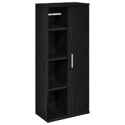 vidaXL Cabinet de baie L39xA22xÎ90cm Negru