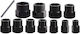 Impact Socket Set 1/2" Bit 12 Elements Kraft&dele Kd11792