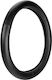 Lampa Car Steering Wheel Cover with Diameter 37-39cm made of Leatherette Black
