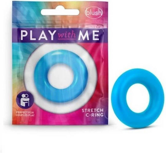 Blush Play With Me Ring Schwanz Silikon Blau